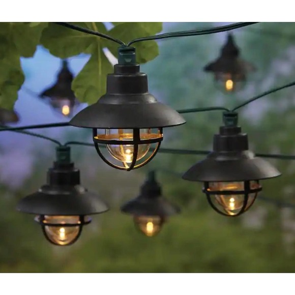 (3 Sets) 20-Light Solar Black Integrated LED Nautical String Lights, 19.25 Ft. - Picture 3 of 6